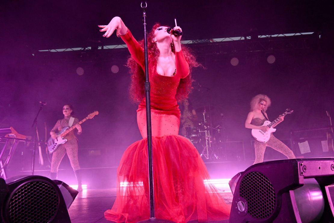 Chappell Roan performs during the 2024 Kentucky Pride Festival at Waterfront Park on June 15, 2024 in Louisville, Kentucky.